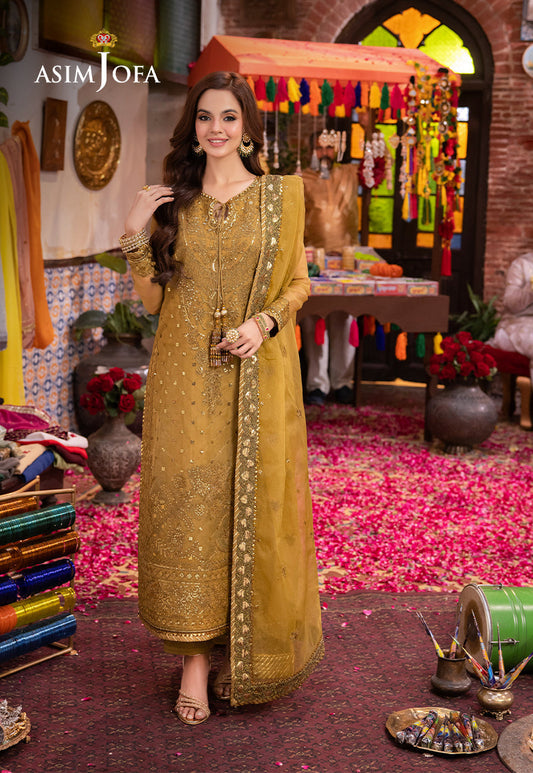 Asim Jofa | Pyaar Diyan Gallan Formals | AJEM-22 - Pakistani Designer Dress - by Asim Jofa | Type: Formal - 100% Original at Saira Sultan
