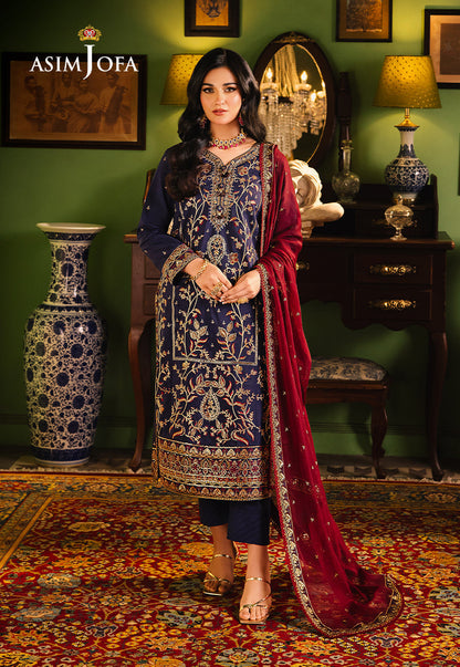 Asim Jofa | Afsanay Luxury Pret | AJLP-02 - Pakistani Designer Dress - by Asim Jofa | Type: Luxury - 100% Original at Saira Sultan