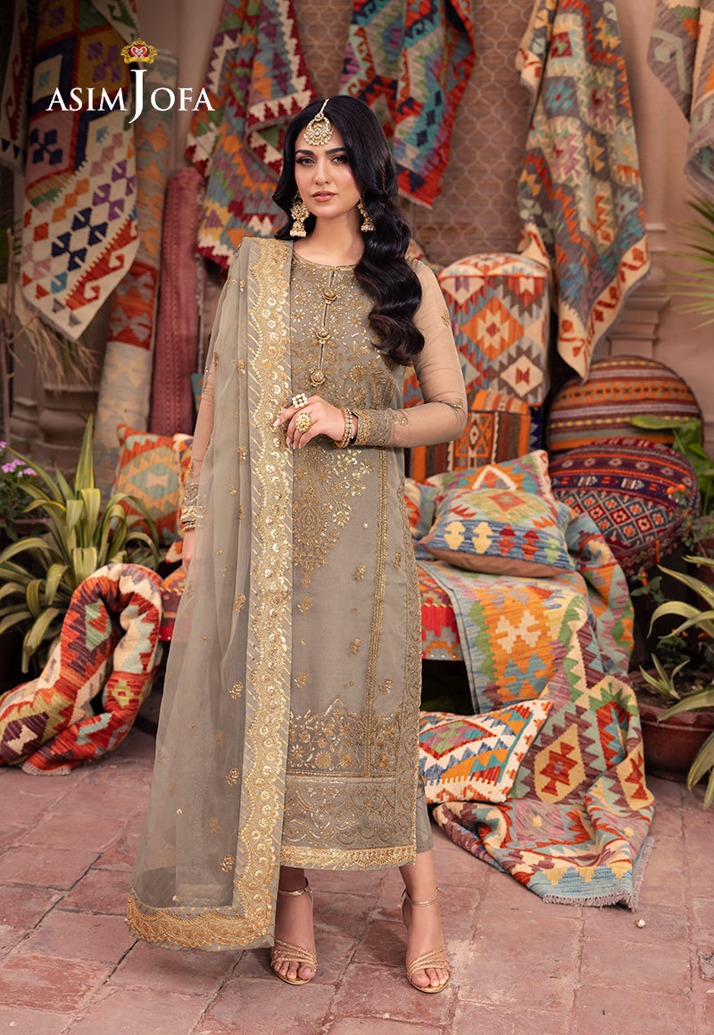 Asim Jofa | Pyaar Diyan Gallan Formals | AJEM-17 - Pakistani Designer Dress - by Asim Jofa | Type: Formal - 100% Original at Saira Sultan