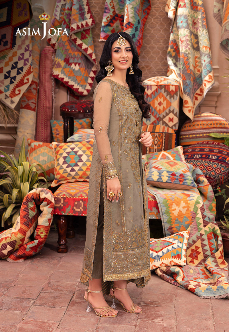 Asim Jofa | Pyaar Diyan Gallan Formals | AJEM-17 - Pakistani Designer Dress - by Asim Jofa | Type: Formal - 100% Original at Saira Sultan