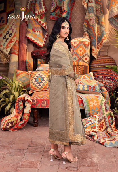 Asim Jofa | Pyaar Diyan Gallan Formals | AJEM-17 - Pakistani Designer Dress - by Asim Jofa | Type: Formal - 100% Original at Saira Sultan