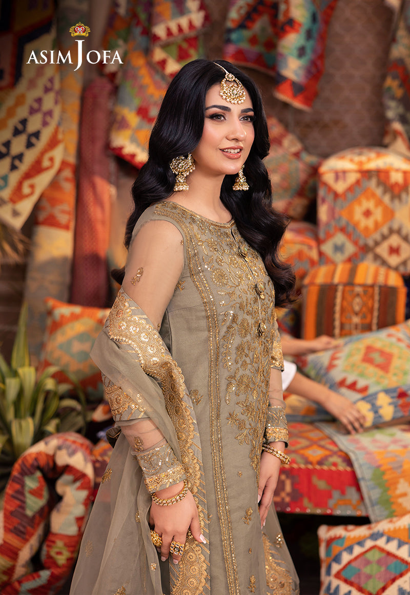 Asim Jofa | Pyaar Diyan Gallan Formals | AJEM-17 - Pakistani Designer Dress - by Asim Jofa | Type: Formal - 100% Original at Saira Sultan