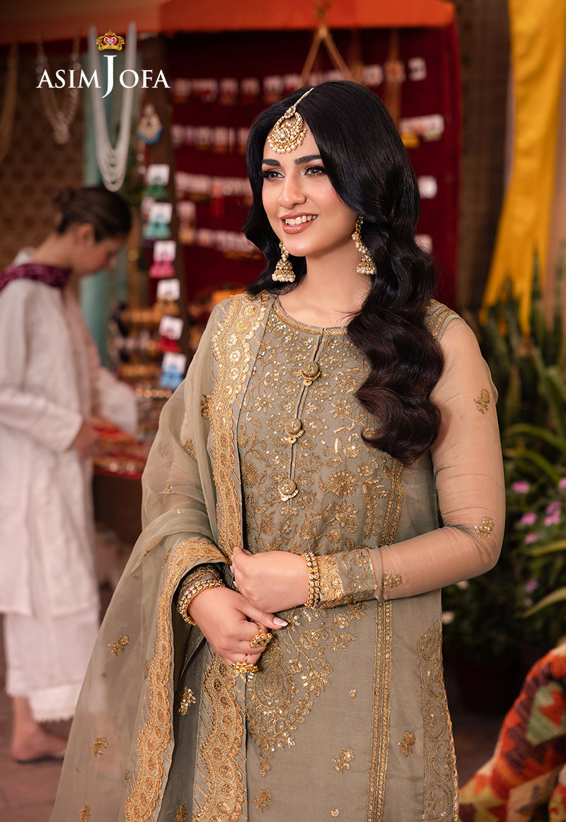 Asim Jofa | Pyaar Diyan Gallan Formals | AJEM-17 - Pakistani Designer Dress - by Asim Jofa | Type: Formal - 100% Original at Saira Sultan