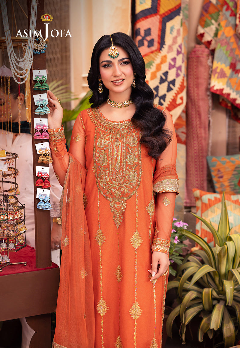 Asim Jofa | Pyaar Diyan Gallan Formals | AJEM-08 - Pakistani Designer Dress - by Asim Jofa | Type: Formal - 100% Original at Saira Sultan