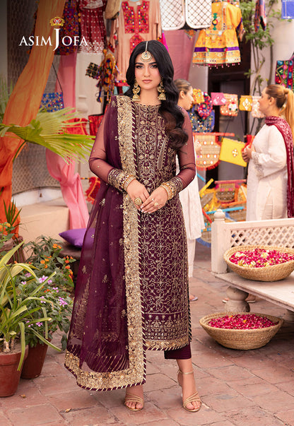 Asim Jofa | Pyaar Diyan Gallan Formals | AJEM-24 - Pakistani Designer Dress - by Asim Jofa | Type: Formal - 100% Original at Saira Sultan