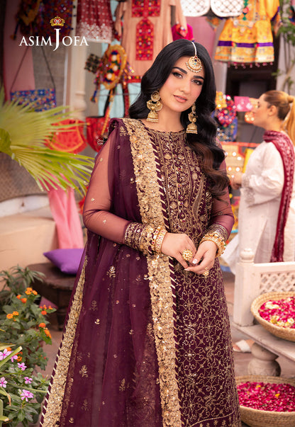 Asim Jofa | Pyaar Diyan Gallan Formals | AJEM-24 - Pakistani Designer Dress - by Asim Jofa | Type: Formal - 100% Original at Saira Sultan
