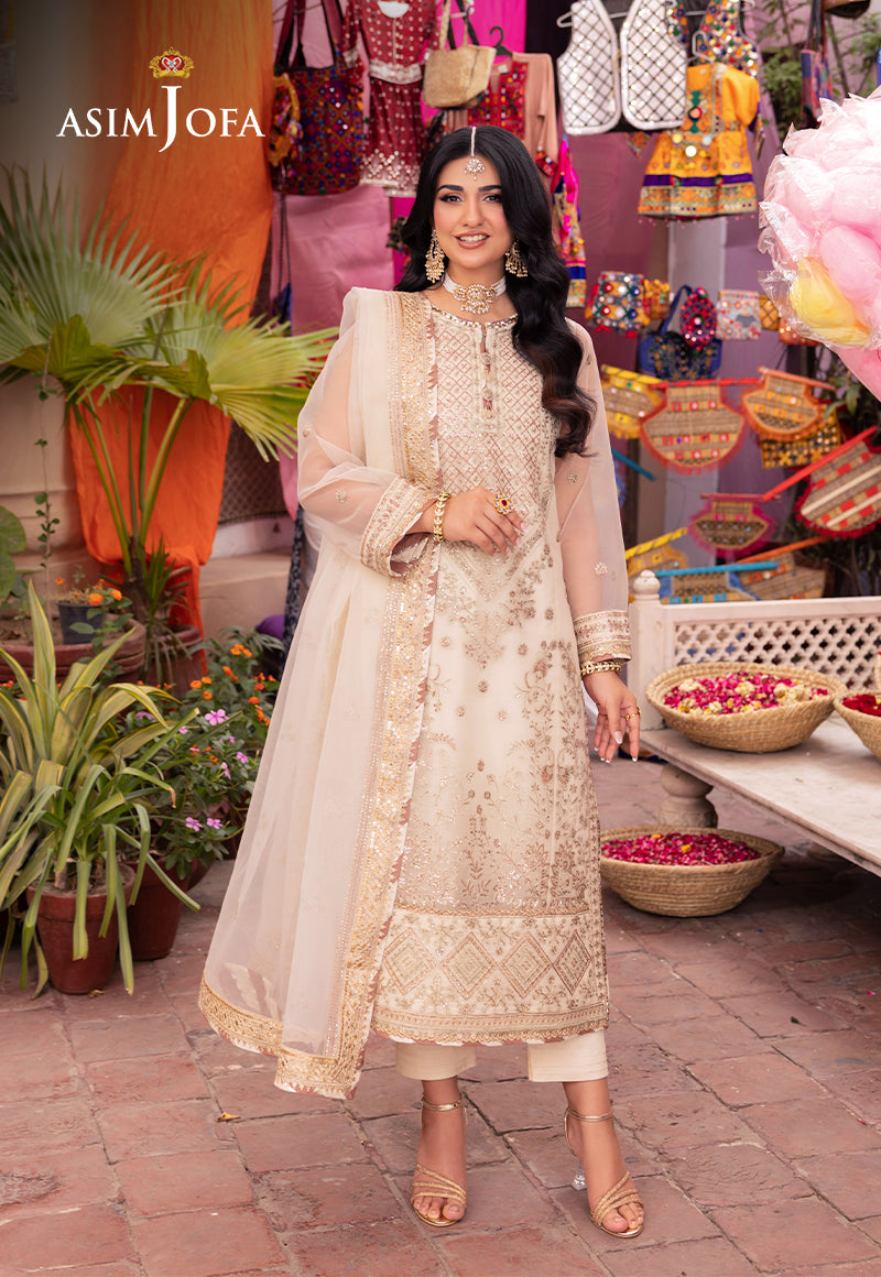 Asim Jofa | Pyaar Diyan Gallan Formals | AJEM-11 - Pakistani Designer Dress - by Asim Jofa | Type: Formal - 100% Original at Saira Sultan