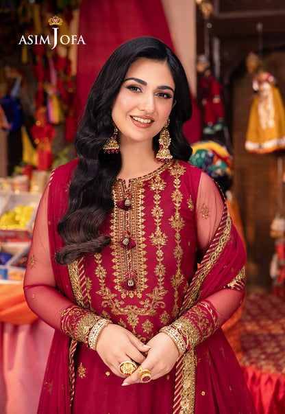 Asim Jofa | Pyaar Diyan Gallan Formals | AJEM-19 - Pakistani Designer Dress - by Asim Jofa | Type: Formal - 100% Original at Saira Sultan