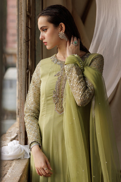 Charizma | Festive Pret | CMA-5-061 L Lime Chiffon
