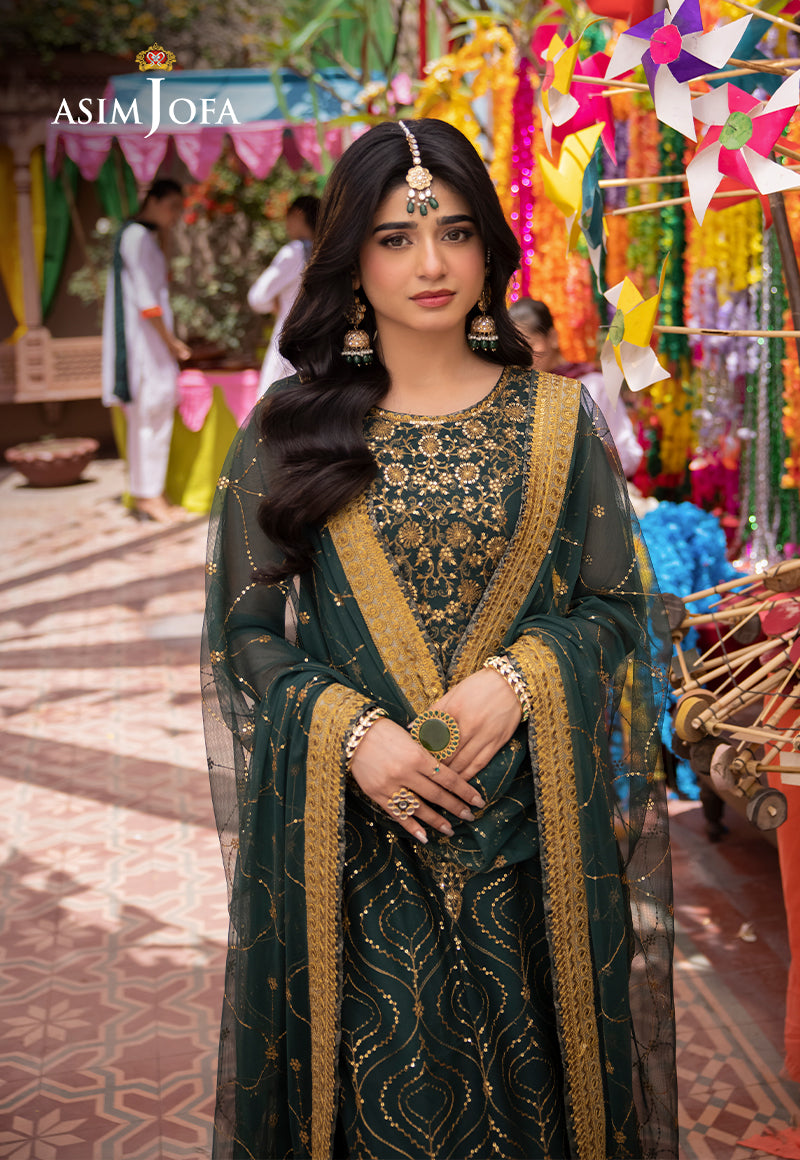 Asim Jofa | Pyaar Diyan Gallan Formals | AJEM-16 - Pakistani Designer Dress - by Asim Jofa | Type: Formal - 100% Original at Saira Sultan
