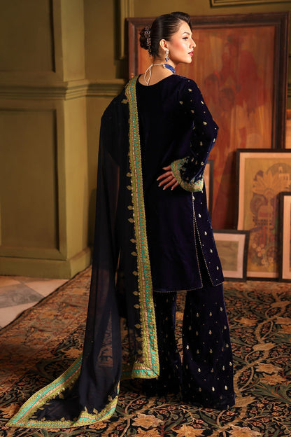 Charizma | Signora Velvet | VELVET CVT4-15 S Royal Blue Velvet