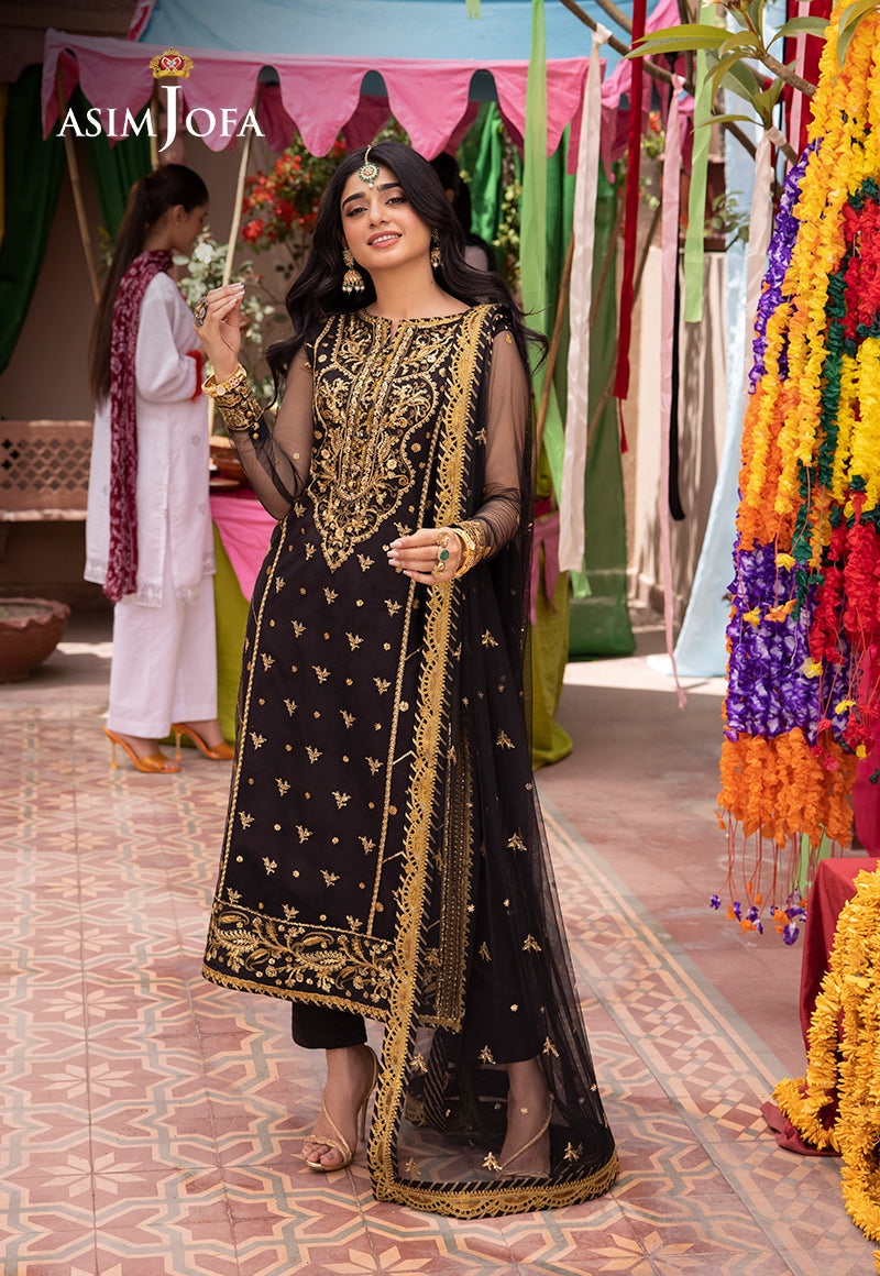 Asim Jofa | Pyaar Diyan Gallan Formals | AJEM-04 - Pakistani Designer Dress - by Asim Jofa | Type: Formal - 100% Original at Saira Sultan