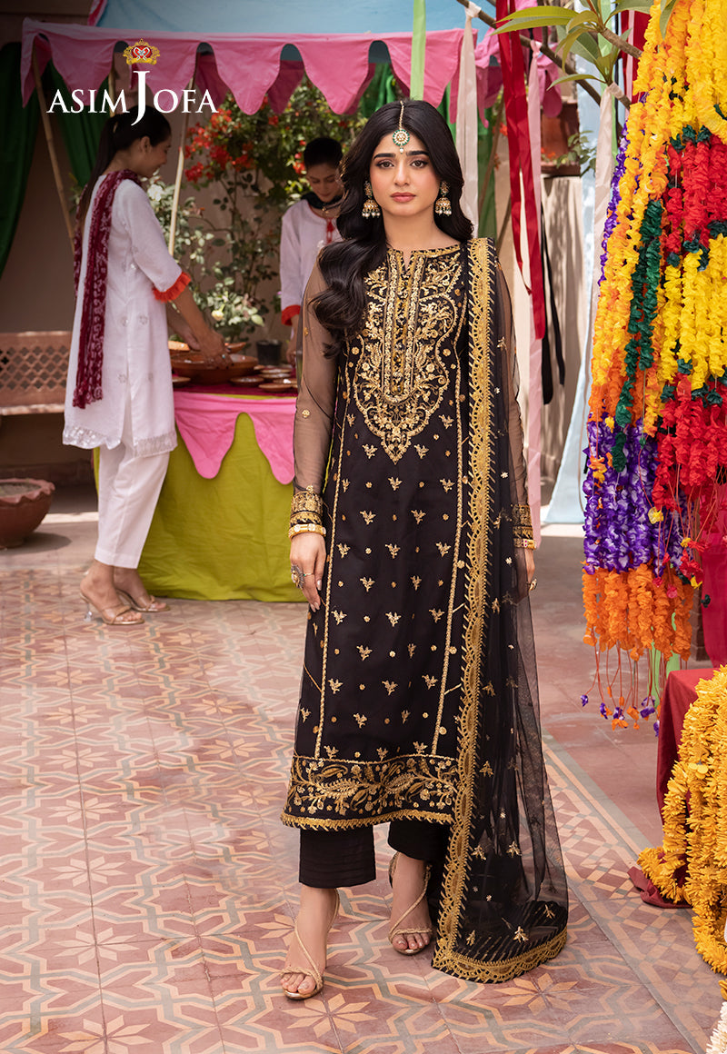 Asim Jofa | Pyaar Diyan Gallan Formals | AJEM-04 - Pakistani Designer Dress - by Asim Jofa | Type: Formal - 100% Original at Saira Sultan