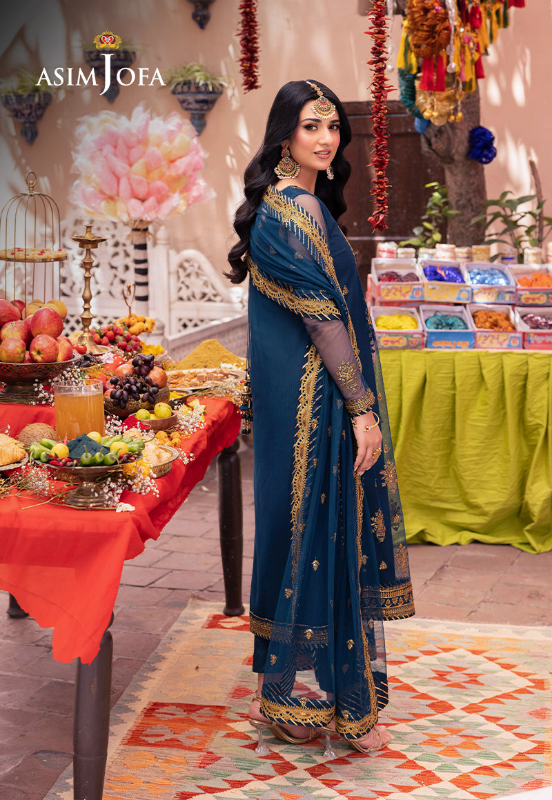 Asim Jofa | Pyaar Diyan Gallan Formals | AJEM-07 - Pakistani Designer Dress - by Asim Jofa | Type: Formal - 100% Original at Saira Sultan