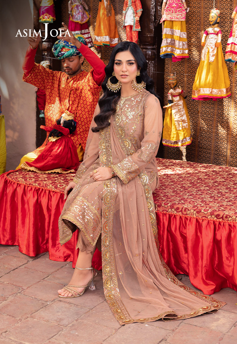 Asim Jofa | Pyaar Diyan Gallan Formals | AJEM-09 - Pakistani Designer Dress - by Asim Jofa | Type: Formal - 100% Original at Saira Sultan