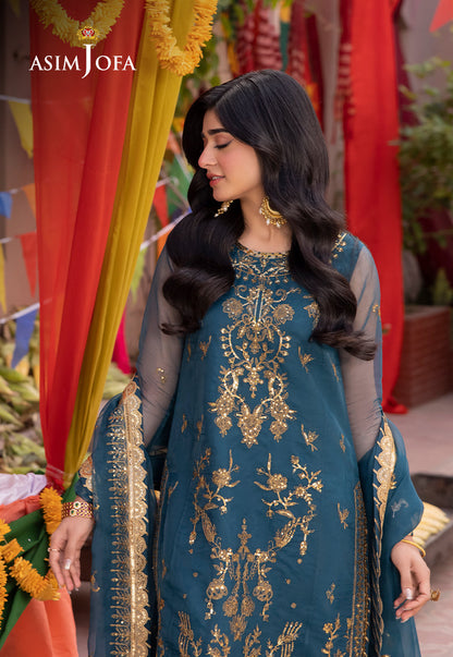 Asim Jofa | Pyaar Diyan Gallan Formals | AJEM-13 - Pakistani Designer Dress - by Asim Jofa | Type: Formal - 100% Original at Saira Sultan