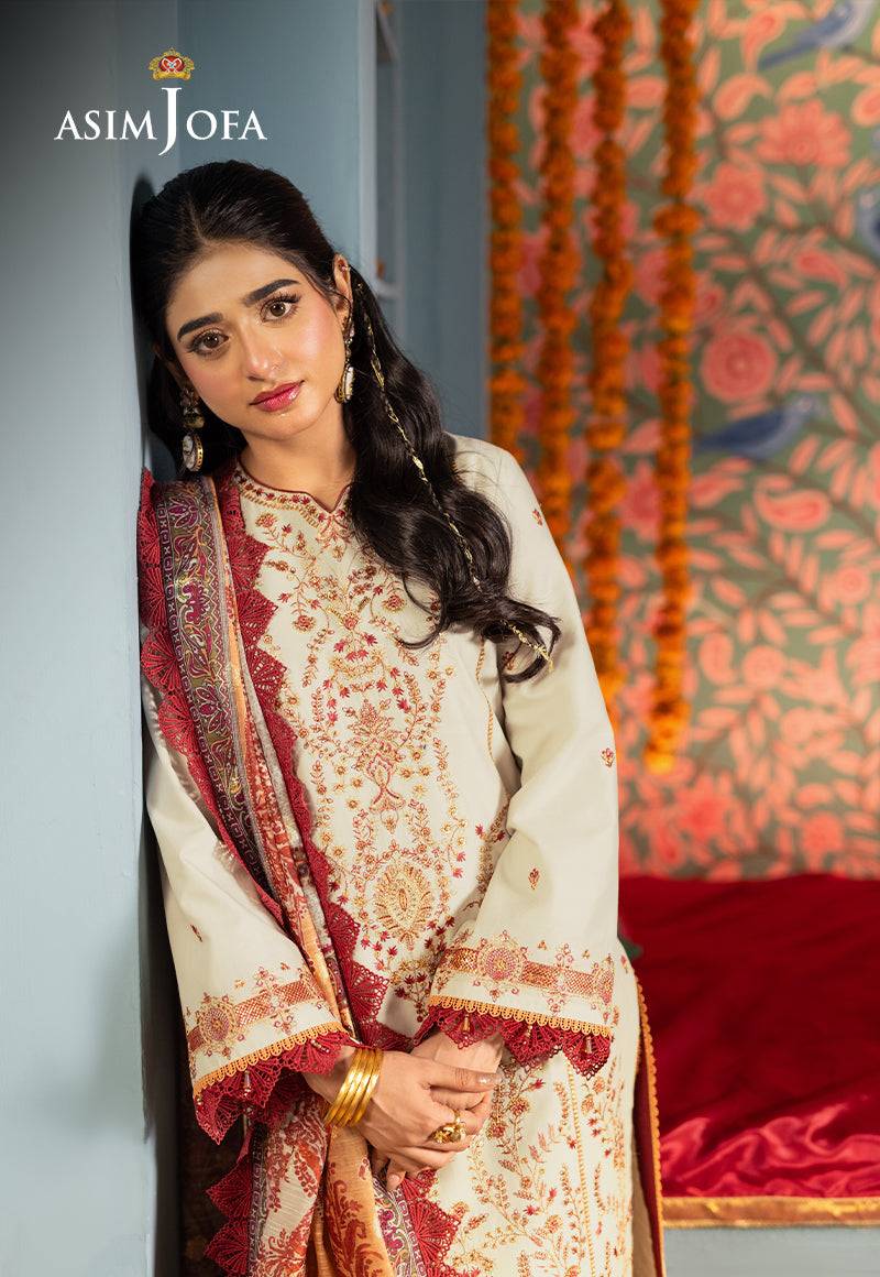 Asim Jofa | Asra Festive Essentials | AJRA-09 - Pakistani Designer Dress - by Asim Jofa | Type: Luxury - 100% Original at Saira Sultan