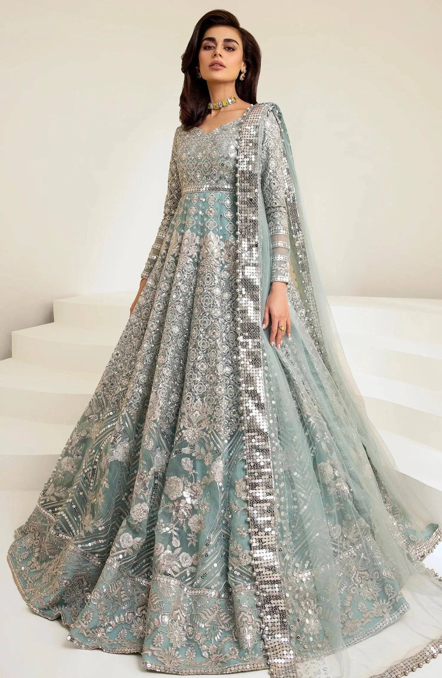 Maryum N Maria | The Brides 23 | Soft Hint (MS23-531) - Pakistani Designer Dress - by Maryum N Maria | Type: Bridal - 100% Original at Saira Sultan