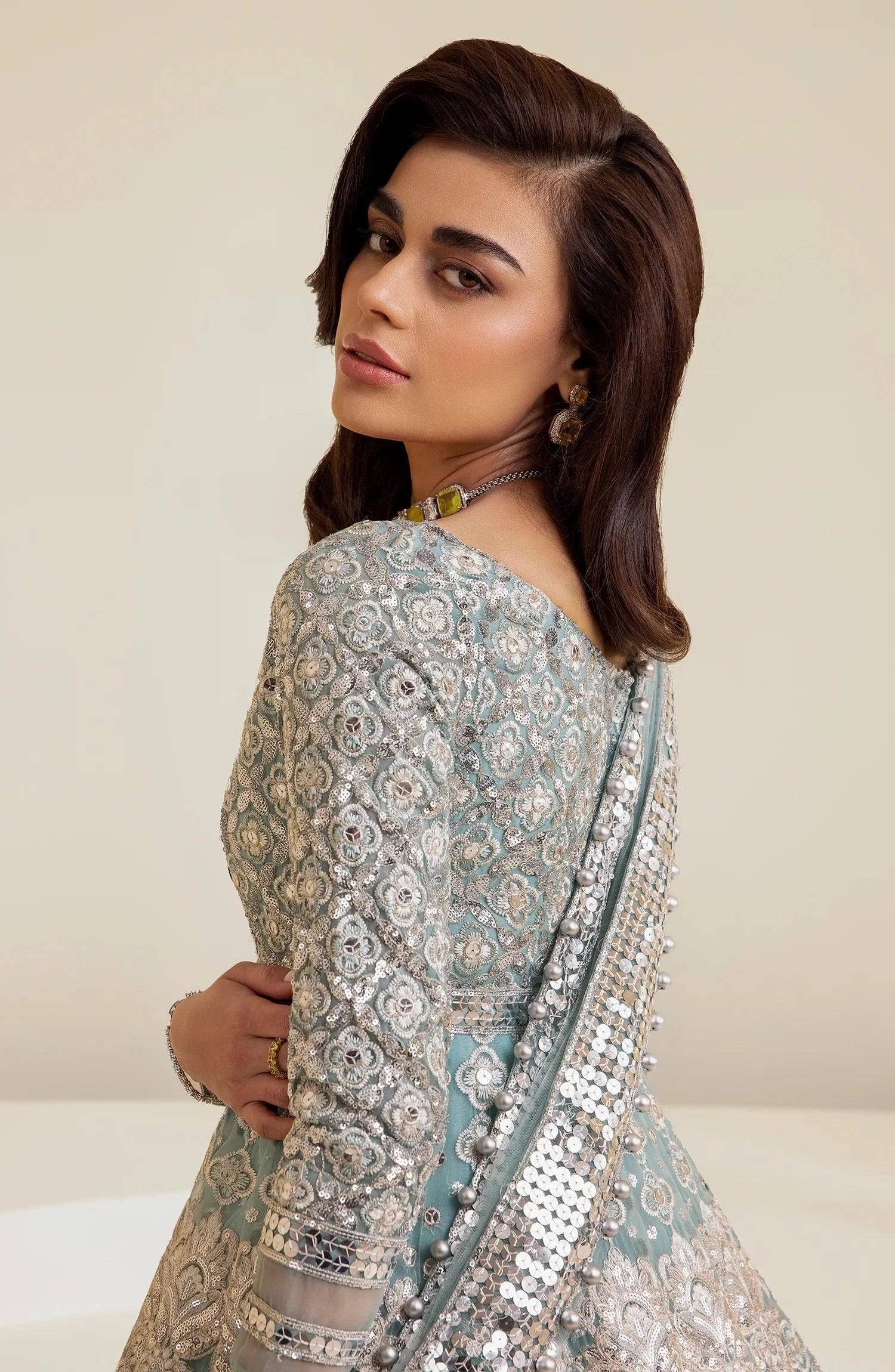 Maryum N Maria | The Brides 23 | Soft Hint (MS23-531) - Pakistani Designer Dress - by Maryum N Maria | Type: Bridal - 100% Original at Saira Sultan