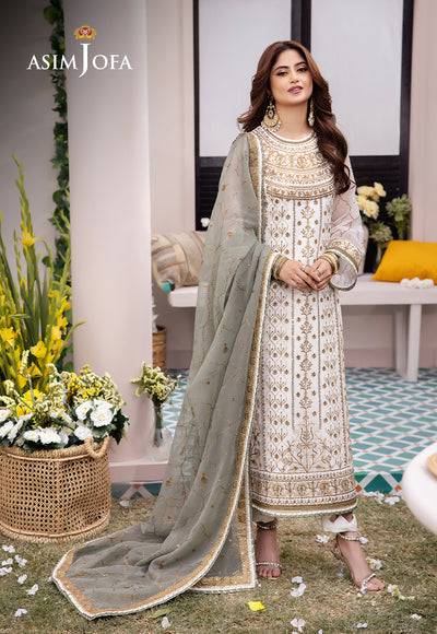 Asim Jofa | Dhanak Rang Collection | AJCF-17 - Pakistani Designer Dress - by Asim Jofa | Type: Formal - 100% Original at Saira Sultan