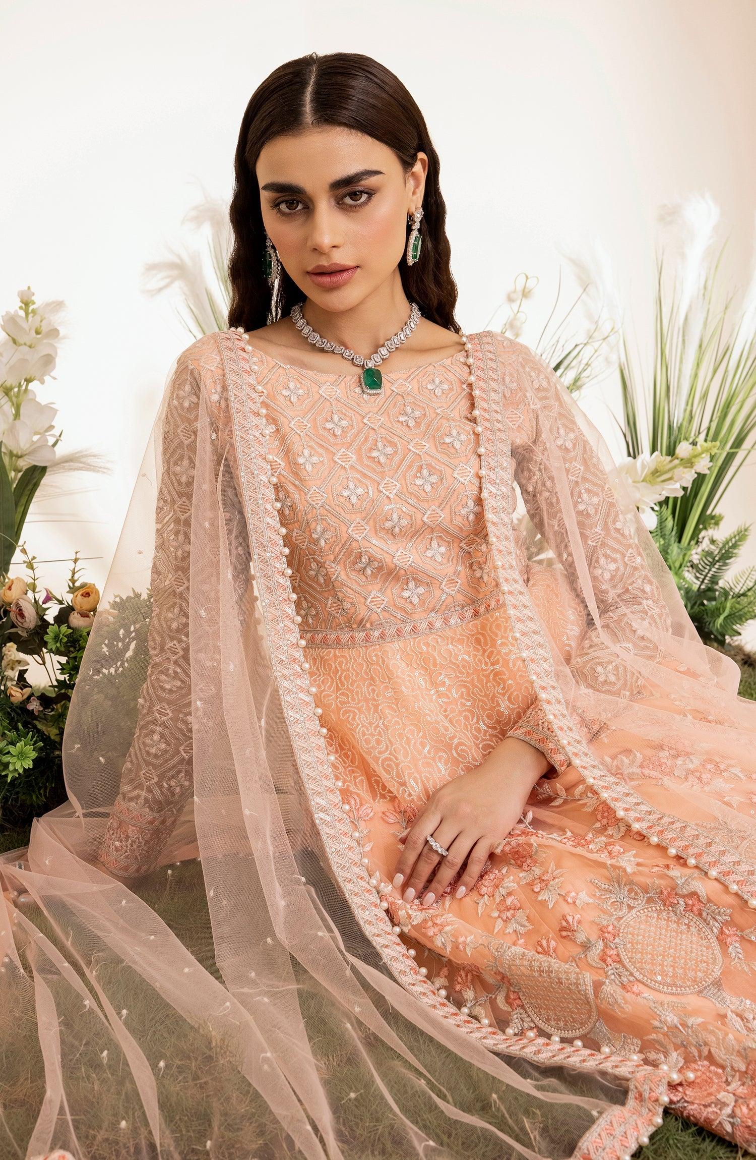 Maryum N Maria | The Brides 23 | Sushi Kiss (MS23-532) - Pakistani Designer Dress - by Maryum N Maria | Type: Bridal - 100% Original at Saira Sultan