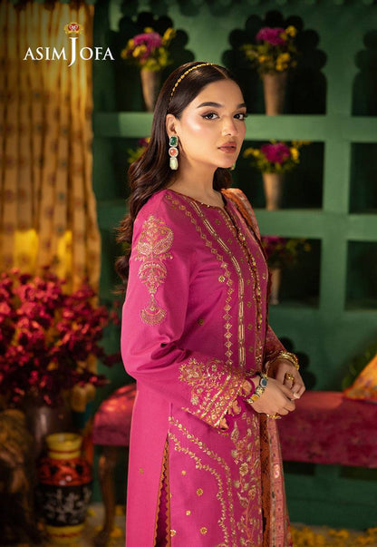Asim Jofa | Asra Festive Essentials | AJRA-11 - Pakistani Designer Dress - by Asim Jofa | Type: Luxury - 100% Original at Saira Sultan
