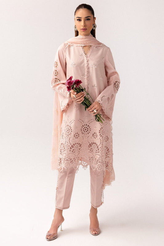 Qalamkar | Basic Pret 25 | KT-05 Shareen XS Pink Lawn