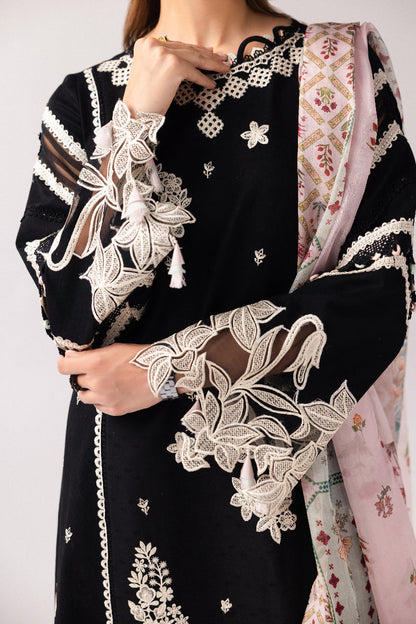Qalamkar | Basic Pret 25 | KT-07 Mahira L Black Lawn