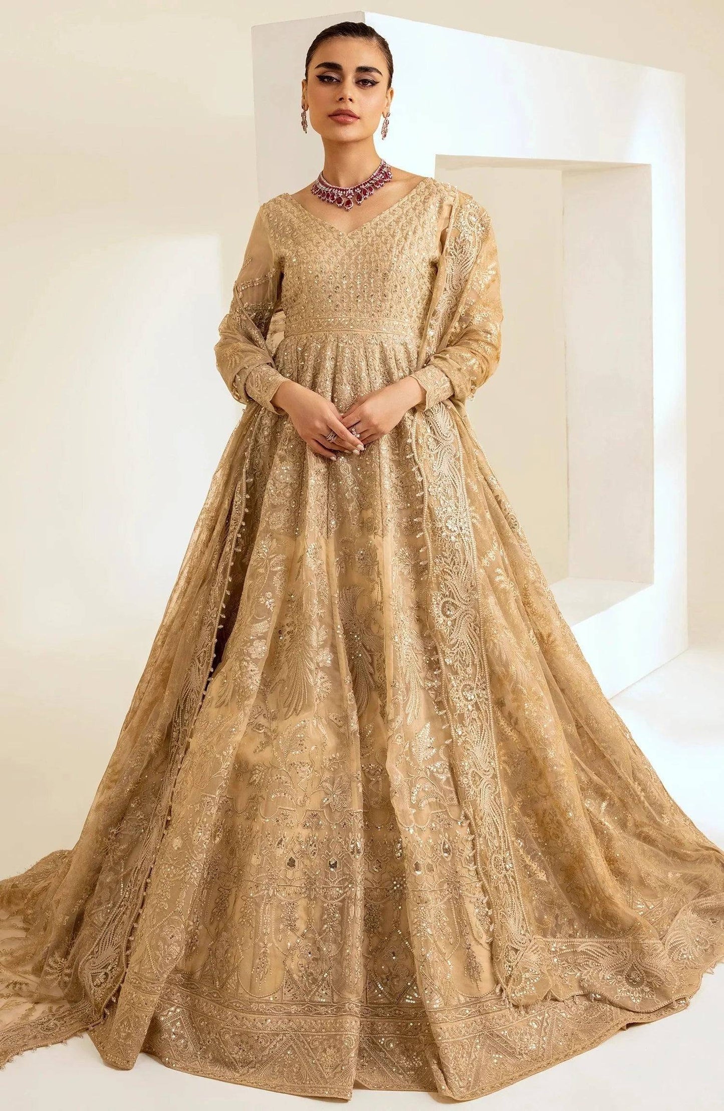 Maryum N Maria | The Brides 23 | Omega (MS23-537) - Pakistani Designer Dress - by Maryum N Maria | Type: Bridal - 100% Original at Saira Sultan