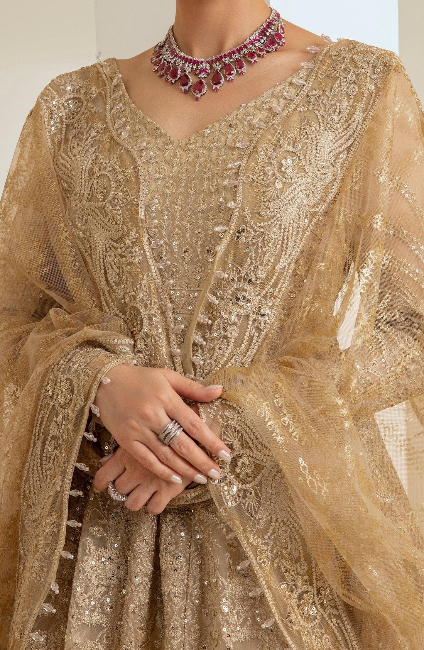 Maryum N Maria | The Brides 23 | Omega (MS23-537) - Pakistani Designer Dress - by Maryum N Maria | Type: Bridal - 100% Original at Saira Sultan