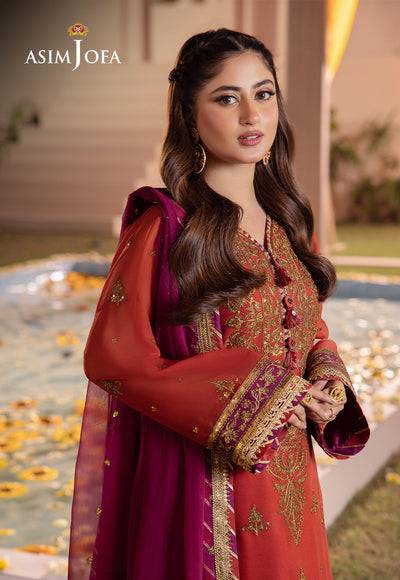 Asim Jofa | Dhanak Rang Collection | AJCF-24 - Pakistani Designer Dress - by Asim Jofa | Type: Formal - 100% Original at Saira Sultan