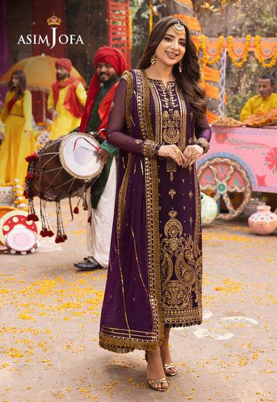 Asim Jofa | Chamak Damak Festive 24 | AJCD-17 - Pakistani Designer Dress - by Asim Jofa | Type: Formal - 100% Original at Saira Sultan