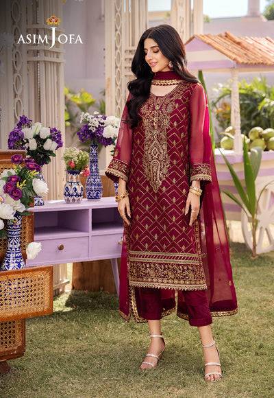 Asim Jofa | Dhanak Rang Collection | AJCF-01 - Pakistani Designer Dress - by asim | Type: Formal - 100% Original at Saira Sultan