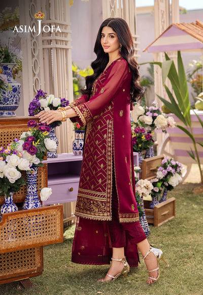 Asim Jofa | Dhanak Rang Collection | AJCF-01 - Pakistani Designer Dress - by asim | Type: Formal - 100% Original at Saira Sultan