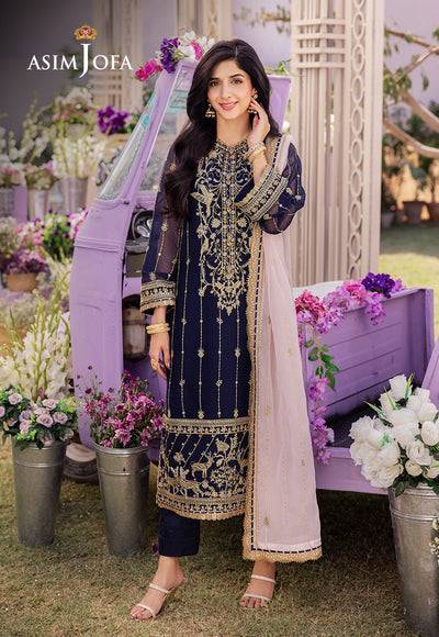 Asim Jofa | Dhanak Rang Collection | AJCF-09 - Pakistani Designer Dress - by Asim Jofa | Type: Formal - 100% Original at Saira Sultan