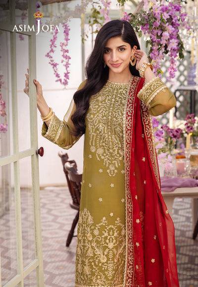 Asim Jofa | Dhanak Rang Collection | AJCF-26 - Pakistani Designer Dress - by Asim Jofa | Type: Formal - 100% Original at Saira Sultan