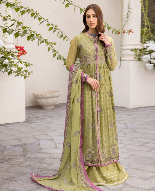 Xenia Formals | Raahi Luxury Formals | FUSEELAH - Pakistani Designer Dress - by Xenia Formals | Type: Formal - 100% Original at Saira Sultan