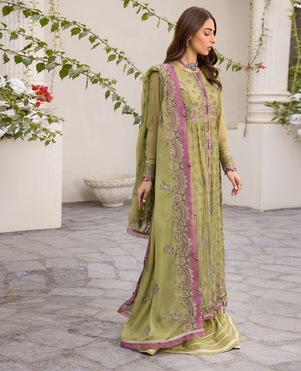 Xenia Formals | Raahi Luxury Formals | FUSEELAH - Pakistani Designer Dress - by Xenia Formals | Type: Formal - 100% Original at Saira Sultan