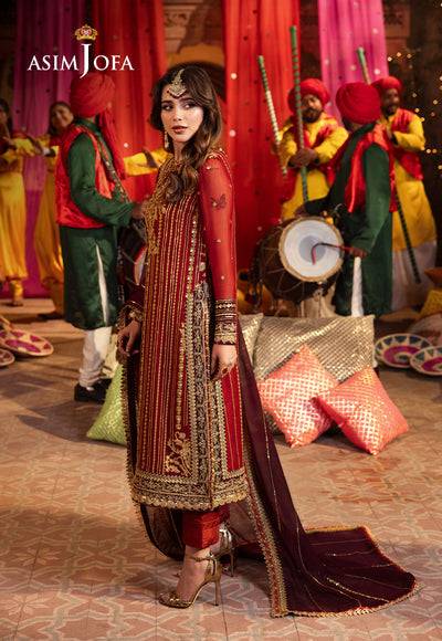 Asim Jofa | Chamak Damak Festive 24 | AJCD-28 - Pakistani Designer Dress - by Asim Jofa | Type: Formal - 100% Original at Saira Sultan