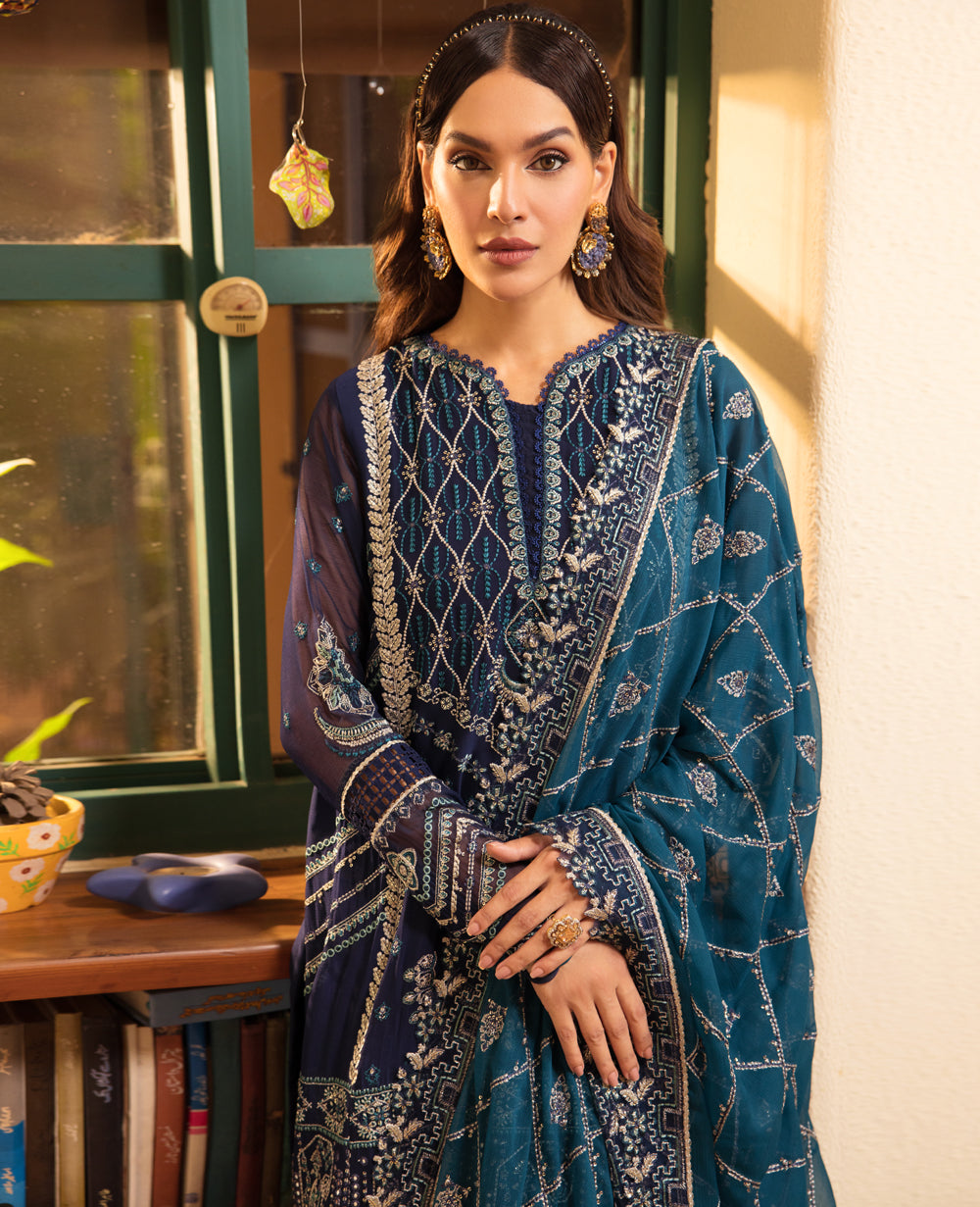Xenia Formals | Raahi Luxury Formals | CELESTE - Pakistani Designer Dress - by Xenia Formals | Type: Formal - 100% Original at Saira Sultan