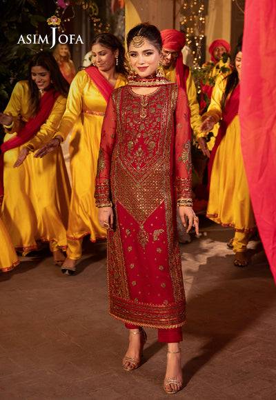 Asim Jofa | Chamak Damak Festive 24 | AJCD-13 - Pakistani Designer Dress - by Asim Jofa | Type: Formal - 100% Original at Saira Sultan