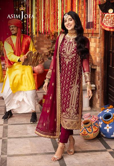 Asim Jofa | Chamak Damak Festive 24 | AJCD-05 - Pakistani Designer Dress - by Asim Jofa | Type: Formal - 100% Original at Saira Sultan