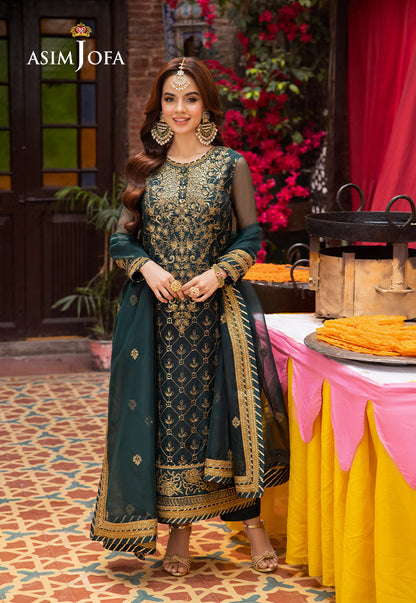 Asim Jofa | Pyaar Diyan Gallan Formals | AJEM-25 - Pakistani Designer Dress - by Asim Jofa | Type: Formal - 100% Original at Saira Sultan