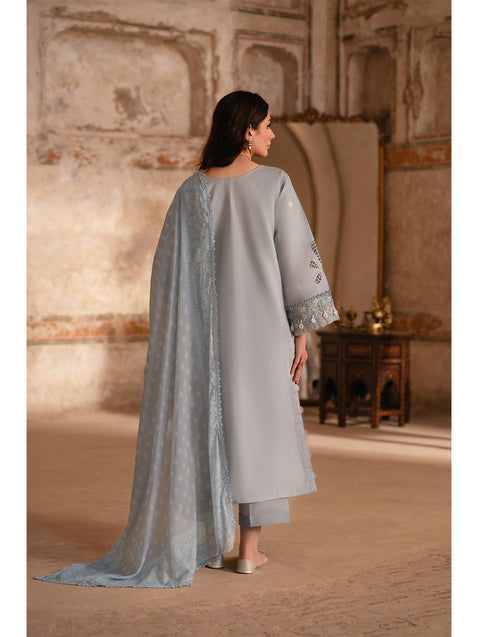Parishay | Matsani Luxury Lawn 25 | MI - 02 S Gray Lawn