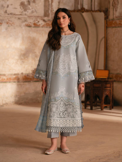 Parishay | Matsani Luxury Lawn 25 | MI - 02 XS Gray Lawn