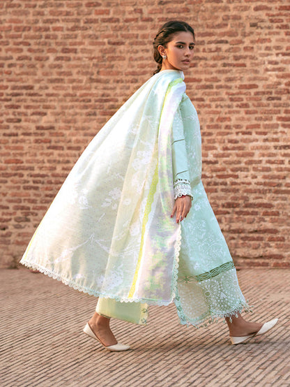 Parishay | Matsani Luxury Lawn 25 | MI - 04 Custom Size Mint Lawn