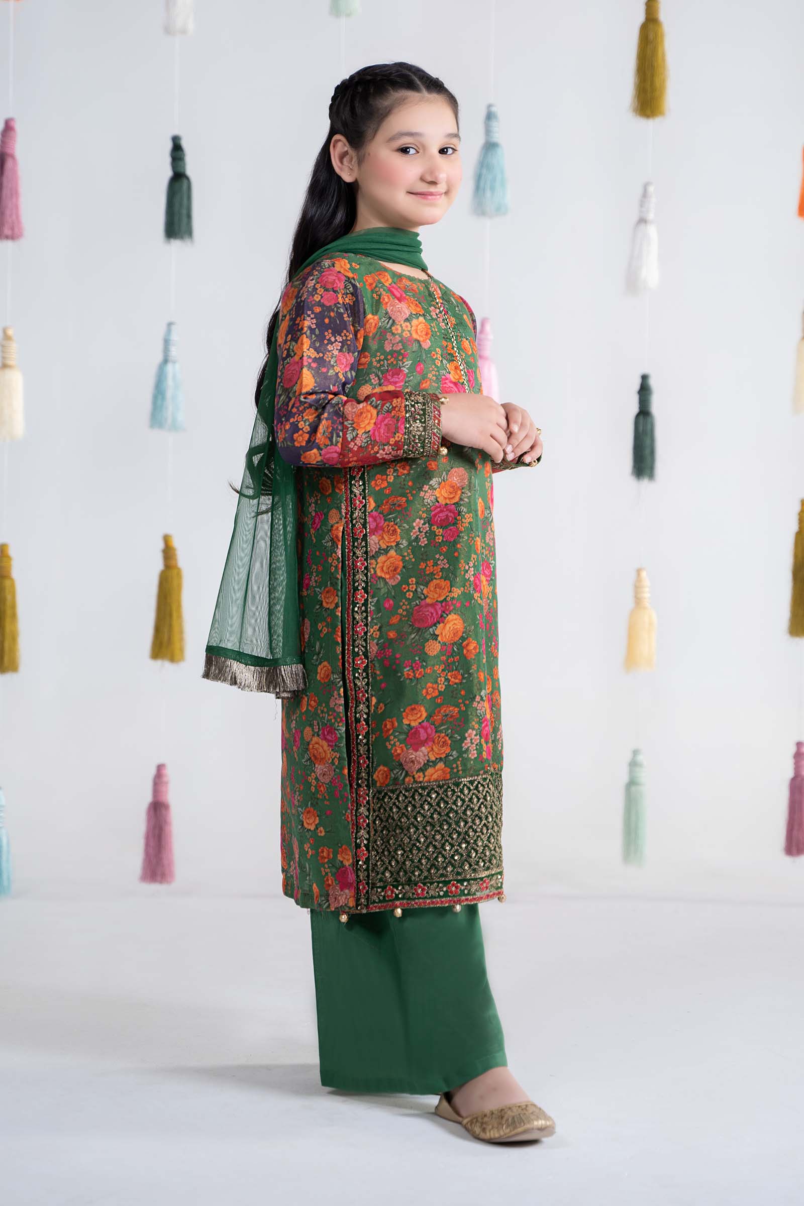 Maria B | 3 Piece Printed Cotton Masoori Suit | MKD-EA24-04