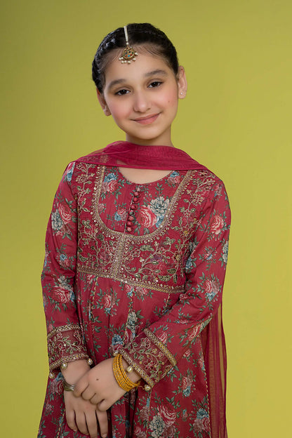Maria B | 3 Piece Embroidered Lawn Suit | MKD-EF24-32 6-Apr Pink