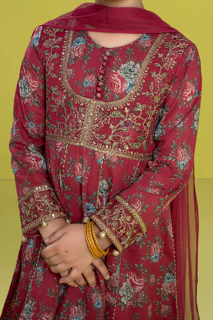 Maria B | 3 Piece Embroidered Lawn Suit | MKD-EF24-32 8-Jun Pink