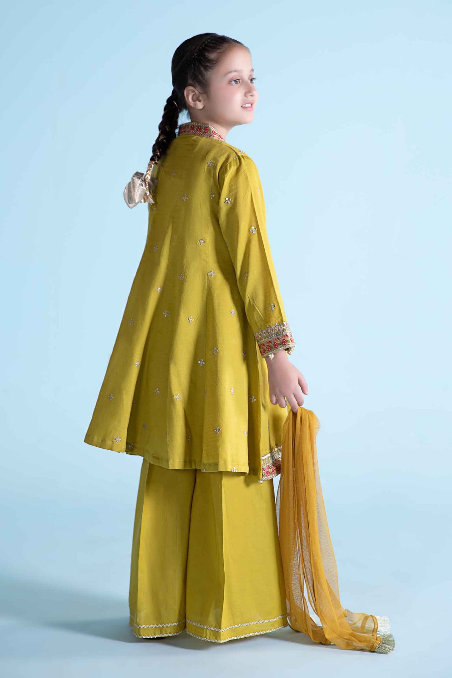 Maria B | 3 Piece Dyed Dobby Lawn Suit | MKD-EA24-10 14-Dec Green